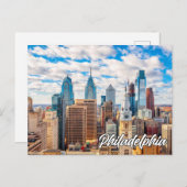 Hallo aus Philadelphia, Pennsylvania Postkarte (Vorne/Hinten)