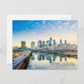 Hallo aus Philadelphia, Pennsylvania Postkarte (Vorne/Hinten)