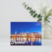 Hallo Aus Portland, Oregon, USA Postkarte (Stehend Vorderseite)