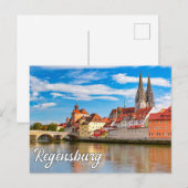 Hallo aus Regensburg, Deutschland Postkarte (Vorne/Hinten)
