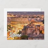 Hallo aus Rom, Italien Postkarte (Vorne/Hinten)