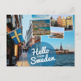 Hallo aus Schweden Postcard Postkarte