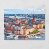 Hallo aus Stockholm, Schweden Postkarte (Vorderseite)