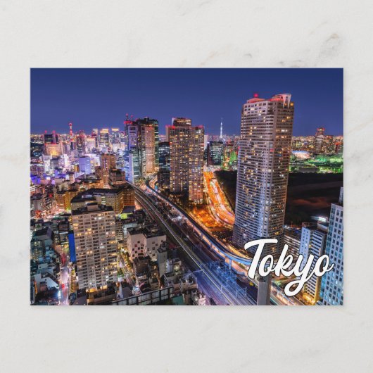 Hallo aus Tokio, Japan Postkarte (Vorderseite)