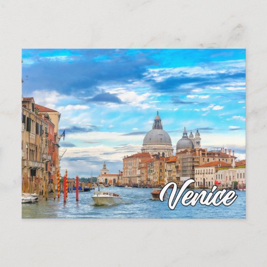 Hallo aus Venedig, Italien Postkarte (Vorderseite)