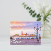 Hallo aus Venedig, Italien Postkarte (Stehend Vorderseite)