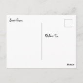 Hallo aus Wisconsin Hübsch Snowy Landschaftliches  Postkarte (Rückseite)