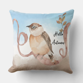 Hallo Autumn Bird Kissen