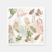 Hallo Autumn Leaves Serviette (Vorderseite)