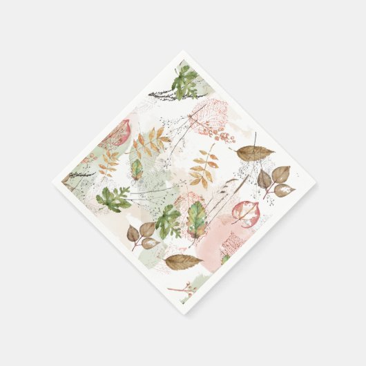 Hallo Autumn Leaves Serviette (Ecke)