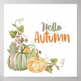 Hallo Autumn Print, Value Poster Paper (Matte)