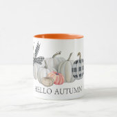 Hallo Autumn Pumpkin Tasse (Zentrum)