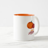 Hallo Autumn Pumpkins Zweifarbige Tasse (VorderseiteRechts)