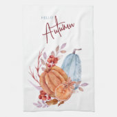 Hallo Autumn Wassercolor Pumpkins Geschirrtuch (Vertikal)