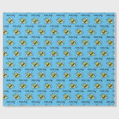 Hallo Bab-ee Bee Themed Baby Dusche oder New Baby Geschenkpapier (Flach)