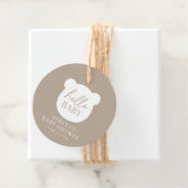 Hallo Baby Bear Es ist ein Junge Geschenkanhänger (Beispiel)