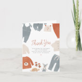 Hallo Baby Boho Kleidung Boy Baby Dusche Danke (Vorderseite)