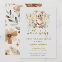 Hallo Baby Boho Neutraler Koala Bär