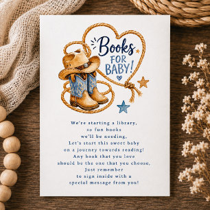 Hallo Baby Cowboy Bücher für Baby Karte