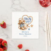 Hallo Baby Cowboy-Papier Serviette (Beispiel)