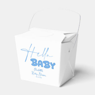 Hallo Baby Elegante Babyparty Geschenkschachtel