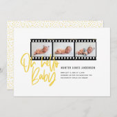 Hallo, Baby, moderne grafische Multifilm-Foto-Roll Ankündigung (Vorne/Hinten)