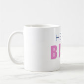 Hallo Baby Shower Tasse (Links)