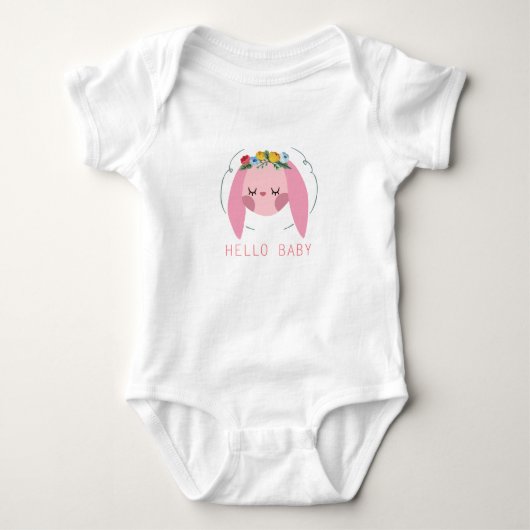 Hallo Baby Strampler (Vorderseite)