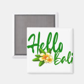 Hallo Bali Magnet (Vorderseite/Rückseite)