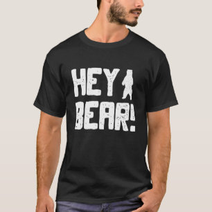 Hallo Bärenwanderung Outdoor Black Grizzly Bär Sur T-Shirt