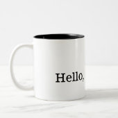 "Hallo, Bauer." Zweiton Tasse (Links)