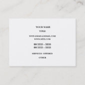 Hallo - Baum-Spitze Visitenkarte (Rückseite)