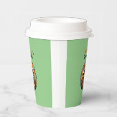 Hallo Beängstigend Hallowe'en Pumpkin Pappbecher (Rechts)