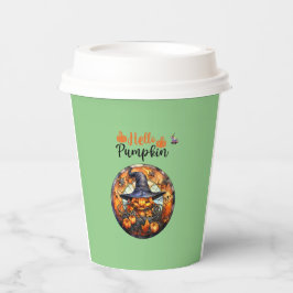 Hallo Beängstigend Hallowe'en Pumpkin Pappbecher