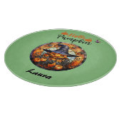 Hallo Beängstigend Hallowe'en Pumpkin Schneidebrett (Ecke)