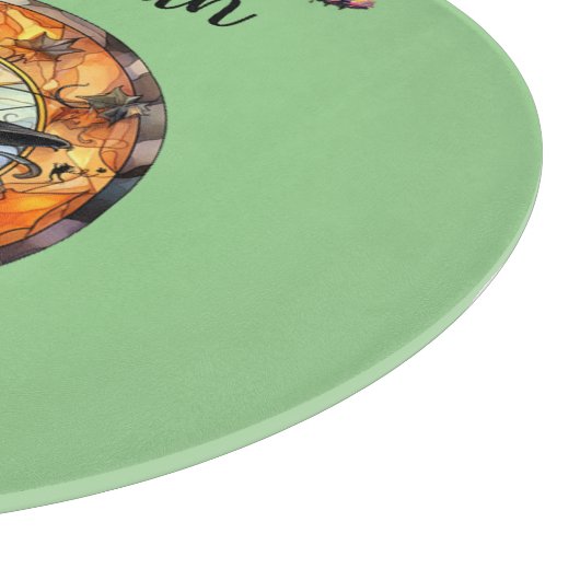 Hallo Beängstigend Hallowe'en Pumpkin Schneidebrett (Ecke)