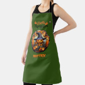 Hallo Beängstigend Hallowe'en Pumpkin Schürze (InSitu)