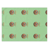 Hallo Beängstigend Hallowe'en Pumpkin Tischdecke (Vorderseite (Horizontal))