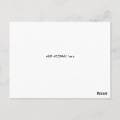 Hallo, bearbeitbar Wir sind neu im Nachbarschafts- Postkarte (Rückseite)