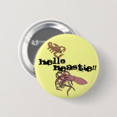 Hallo Beastie!! Button (Vorne & Hinten)