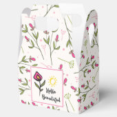 Hallo Beautiful Hübsch Pink Orange Wildlflower Geschenkschachtel (Geöffnet)