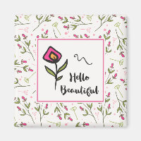 Hallo Beautiful Hübsch Pink Orange Wildlflower