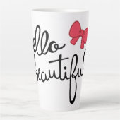 Hallo Beautiful Milchtasse (Vorderseite)
