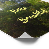 Hallo Beautiful Poster (Ecke)