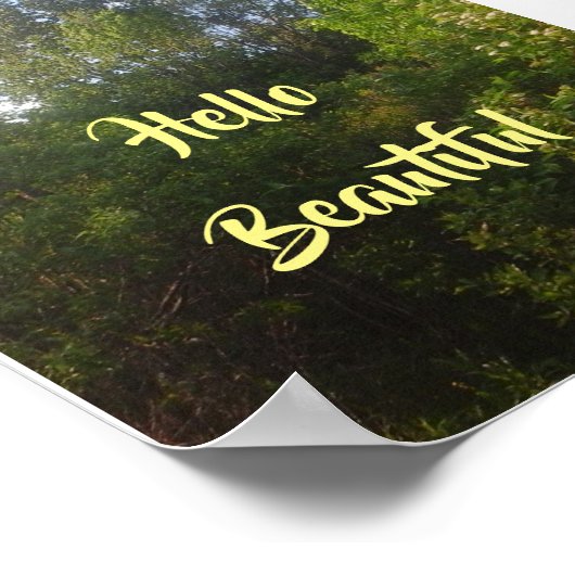 Hallo Beautiful Poster (Ecke)
