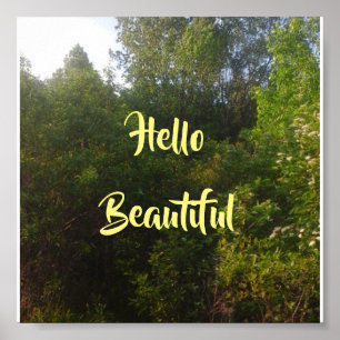Hallo Beautiful Poster