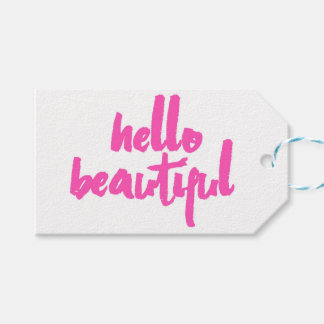 Hallo Beautiful | Rosa | Tags Geschenkanhänger
