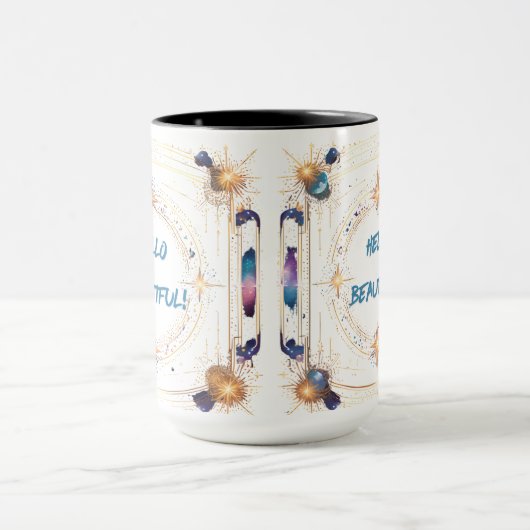 Hallo Beautiful Tasse (Zentrum)