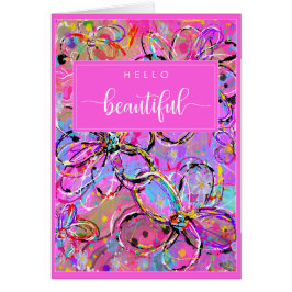 Hallo Beautiful Valentines Jahrestag Geburtstag