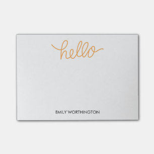 Hallo Beschriftung kundenspezifische Posten-it® Post-it Klebezettel